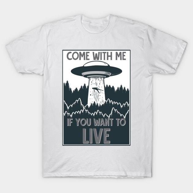 Come with Me T-Shirt by imlying